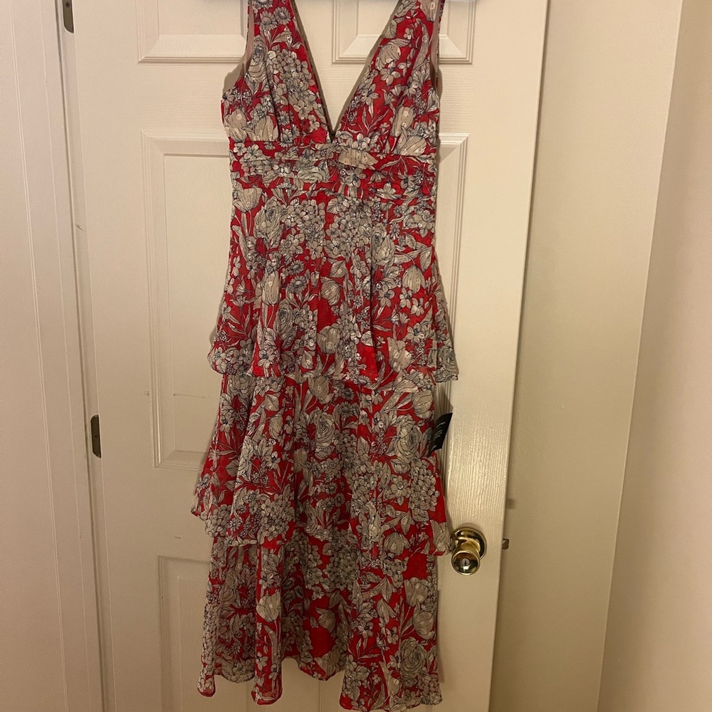 Floral Red Dress - new with tags!